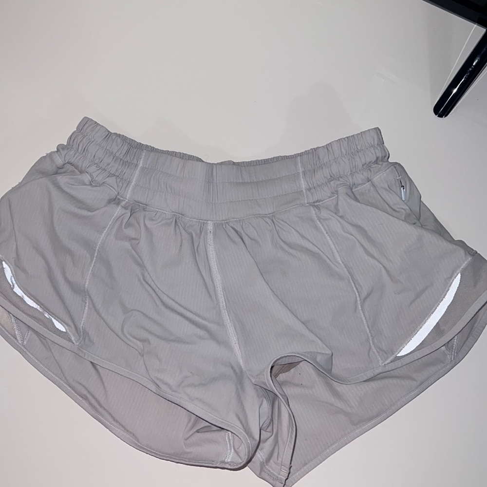 grey lulu lemon shorts size 6